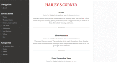 Desktop Screenshot of haileyscorner.com