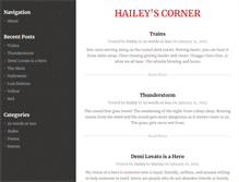 Tablet Screenshot of haileyscorner.com